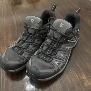 Salomon X Ultra Pioneer Black Waterproof Mens Size 8 Shoes Hiking Trail Climbing